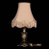 Бронзовая настольная лампа Делия №1 с абажуром в Саратове