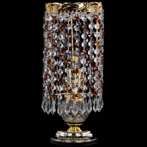 Настольная лампа Диана Карандаш чайная в Саратове Гусь Хрустальный