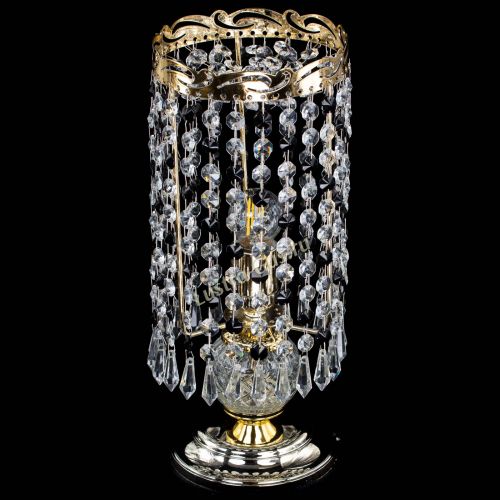 Настольная лампа Диана Карандаш черная в Саратове Гусь Хрустальный