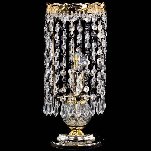 Настольная лампа Диана Карандаш черная в Саратове Гусь Хрустальный