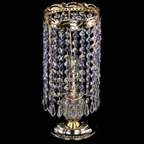 Настольная лампа Диана Карандаш фиолетовая в Саратове Гусь Хрустальный