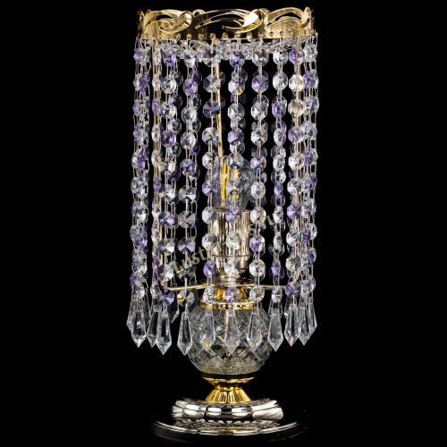 Настольная лампа Диана Карандаш фиолетовая в Саратове Гусь Хрустальный