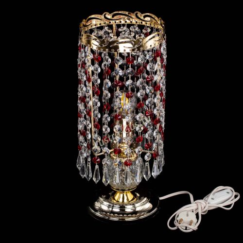 Настольная лампа Диана Карандаш красная в Саратове Гусь Хрустальный