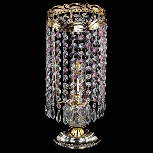 Настольная лампа Диана Карандаш розовая в Саратове Гусь Хрустальный