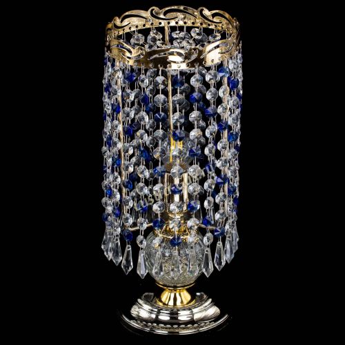 Настольная лампа Диана Карандаш синяя в Саратове Гусь Хрустальный