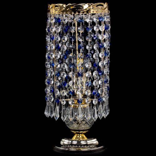 Настольная лампа Диана Карандаш синяя в Саратове Гусь Хрустальный