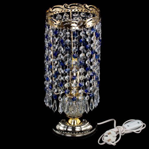 Настольная лампа Диана Карандаш синяя в Саратове Гусь Хрустальный