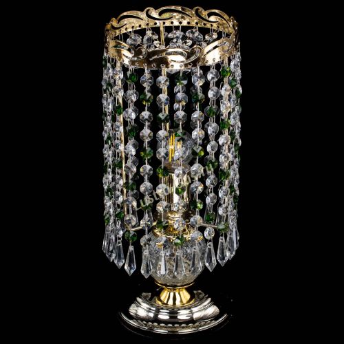 Настольная лампа Диана Карандаш зеленая в Саратове Гусь Хрустальный