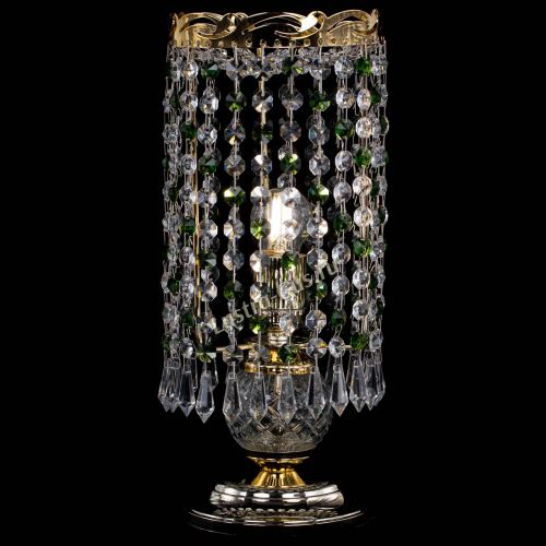 Настольная лампа Диана Карандаш зеленая в Саратове Гусь Хрустальный