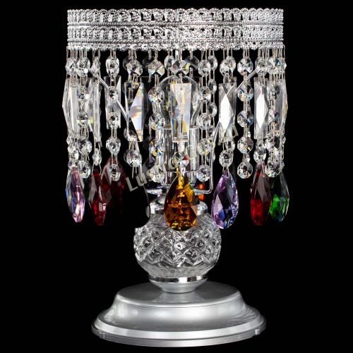 Настольная лампа Флоренция №1 разноцветная в Саратове Гусь Хрустальный