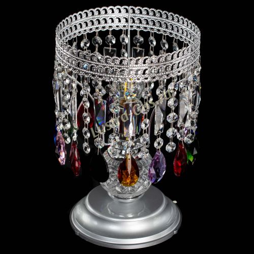 Настольная лампа Флоренция №1 разноцветная в Саратове Гусь Хрустальный