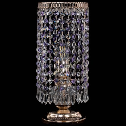 Настольная лампа Кольцо с карандашами фиолетовая в Саратове Гусь Хрустальный