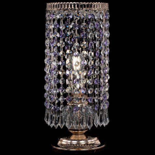 Настольная лампа Кольцо с карандашами фиолетовая в Саратове Гусь Хрустальный