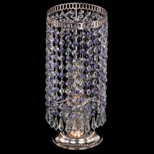 Настольная лампа Кольцо с карандашами фиолетовая в Саратове Гусь Хрустальный