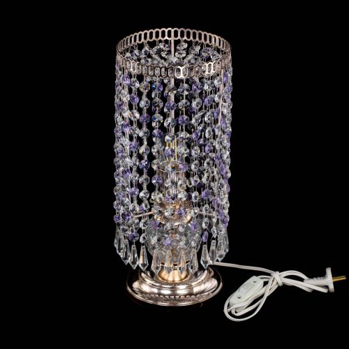 Настольная лампа Кольцо с карандашами фиолетовая в Саратове Гусь Хрустальный