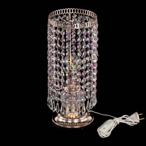 Настольная лампа Кольцо с карандашами розовая в Саратове Гусь Хрустальный