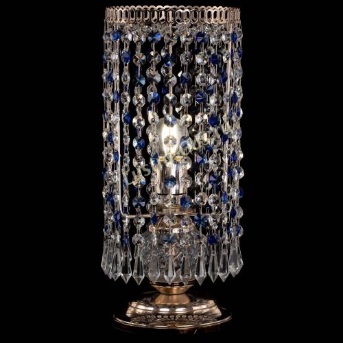 Настольная лампа Кольцо с карандашами синяя в Саратове Гусь Хрустальный