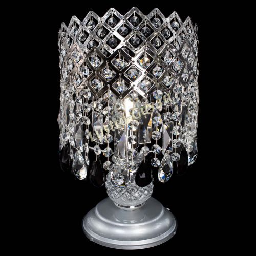 Настольная лампа Корона №1 черная в Саратове Гусь Хрустальный