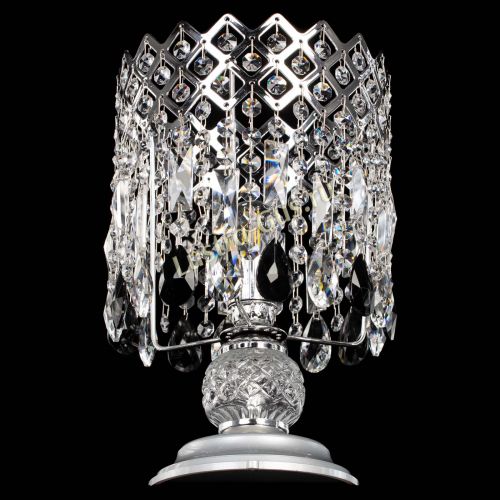 Настольная лампа Корона №1 черная в Саратове Гусь Хрустальный