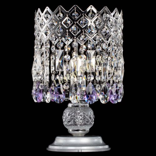 Настольная лампа Корона №1 фиолетовая в Саратове Гусь Хрустальный