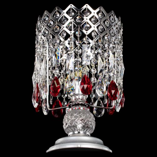 Настольная лампа Корона №1 красная в Саратове Гусь Хрустальный