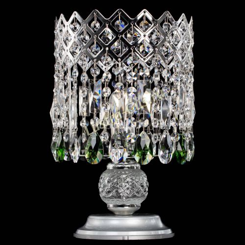 Настольная лампа Корона №1 зеленая в Саратове Гусь Хрустальный