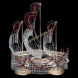 Настольная лампа Корвет № 2 Венеция красный в Саратове