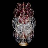 Настольная лампа Корвет № 2 Венеция красный в Саратове