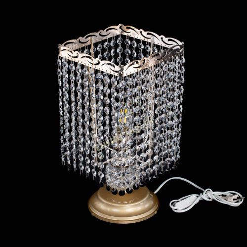 Настольная лампа Квадрат оптикон №1 черная в Саратове Гусь Хрустальный