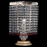 Настольная лампа Квадрат оптикон №1 красная в Саратове