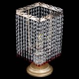 Настольная лампа Квадрат оптикон №1 красная в Саратове