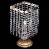 Настольная лампа Квадрат оптикон №1 красная в Саратове