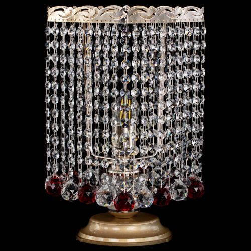 Настольная лампа Квадрат шар красная в Саратове Гусь Хрустальный