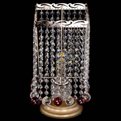 Настольная лампа Квадрат шар красная в Саратове Гусь Хрустальный