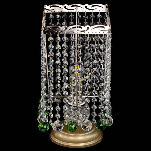 Настольная лампа Квадрат шар зеленая в Саратове Гусь Хрустальный