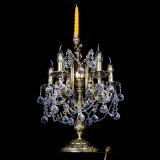 Бронзовая настольная лампа Луиза №5/2 шар в Саратове