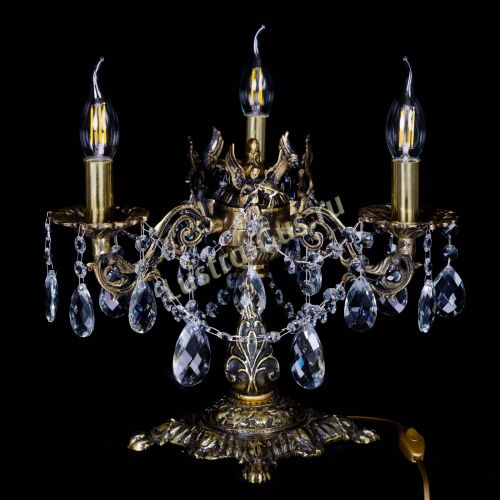 Бронзовая настольная лампа Муза №3 баден в Саратове Гусь Хрустальный