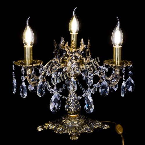 Бронзовая настольная лампа Муза №3 баден в Саратове Гусь Хрустальный