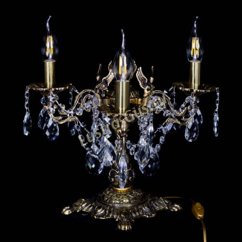 Бронзовая настольная лампа Муза №3 баден в Саратове Гусь Хрустальный