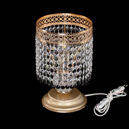 Настольная лампа Венеция №1 мини черная в Саратове Гусь Хрустальный