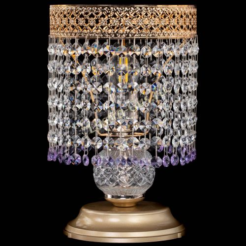 Настольная лампа Венеция №1 мини фиолетовая в Саратове Гусь Хрустальный
