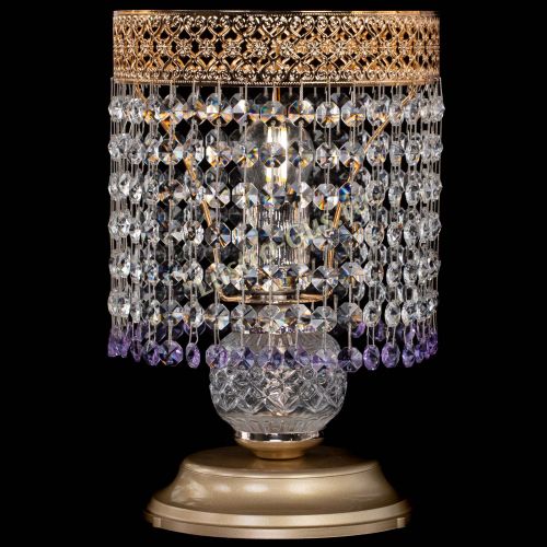 Настольная лампа Венеция №1 мини фиолетовая в Саратове Гусь Хрустальный
