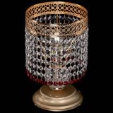 Настольная лампа Венеция №1 мини красная в Саратове