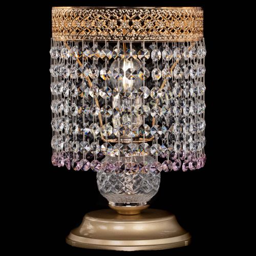 Настольная лампа Венеция №1 мини розовая в Саратове Гусь Хрустальный