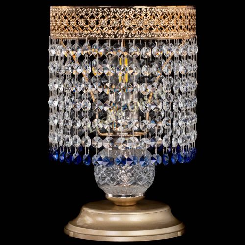 Настольная лампа Венеция №1 мини синяя в Саратове Гусь Хрустальный