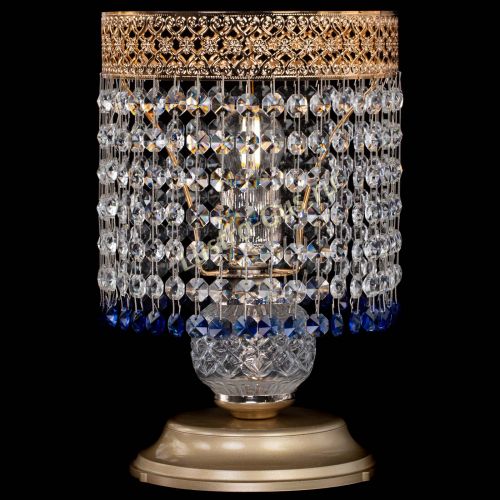 Настольная лампа Венеция №1 мини синяя в Саратове Гусь Хрустальный