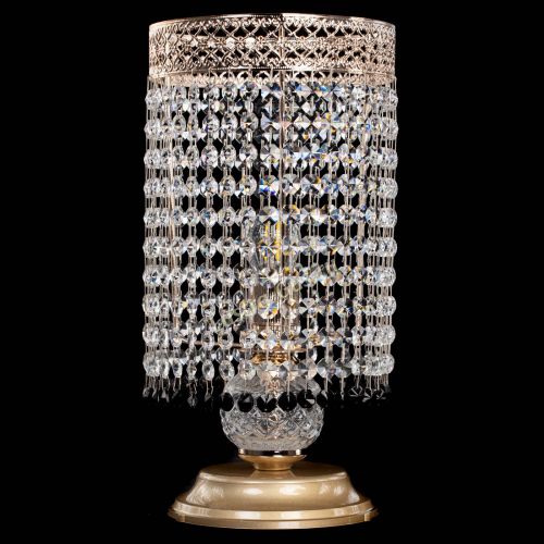 Настольная лампа Венеция оптикон №1 черная в Саратове Гусь Хрустальный