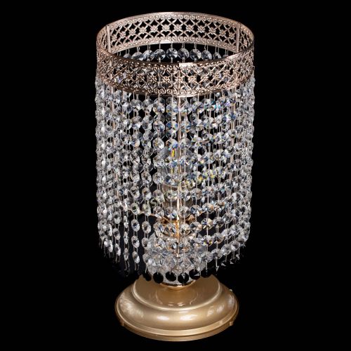 Настольная лампа Венеция оптикон №1 черная в Саратове Гусь Хрустальный