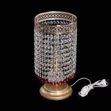 Настольная лампа Венеция оптикон №1 красная в Саратове