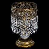 Настольная лампа Восток с пластинками под бронзу в Саратове